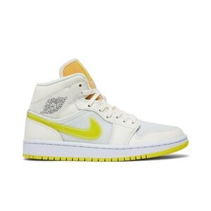 Women’s White and Yellow Sneakers